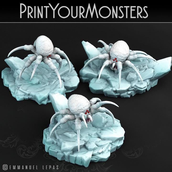 Total Spiders Pack | Fantasy | Print your Monster