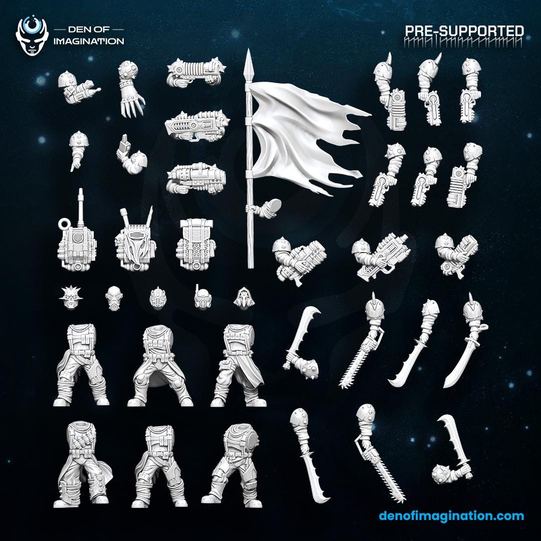 Traitors Dark Command - Wildmesh - Tabletop Wargaming for Grimdark | Alternative  | OPR Sci-Fi mini