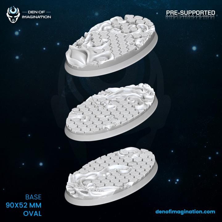 Chaos Void Infestation Bases - Wildmesh - Tabletop Wargaming Grimdark Scifi Fantasy Daemon Grimdark