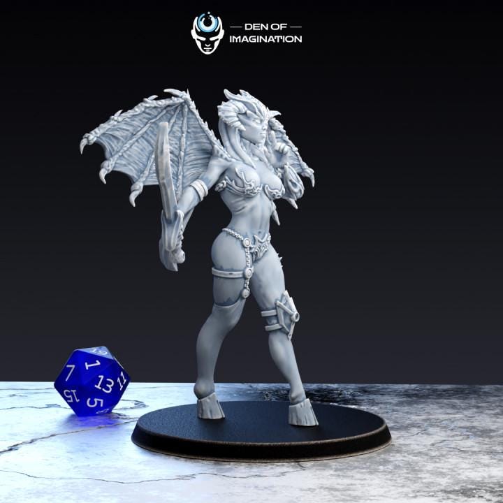 Chaos miniatures Mechanicum Hive Pinup Temptress Trio - Miniatures - WildMesh - for Grimdark | OPR | Sci-fi