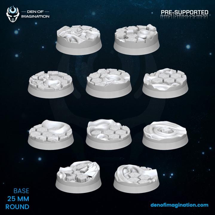 Chaos Void Infestation Bases - Wildmesh - Tabletop Wargaming Grimdark Scifi Fantasy Daemon Grimdark