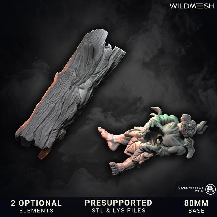 Chaos Spider Warlock July 25 Release - Wildmesh Tabletop Wargaming for Grimdark Alternative OPR