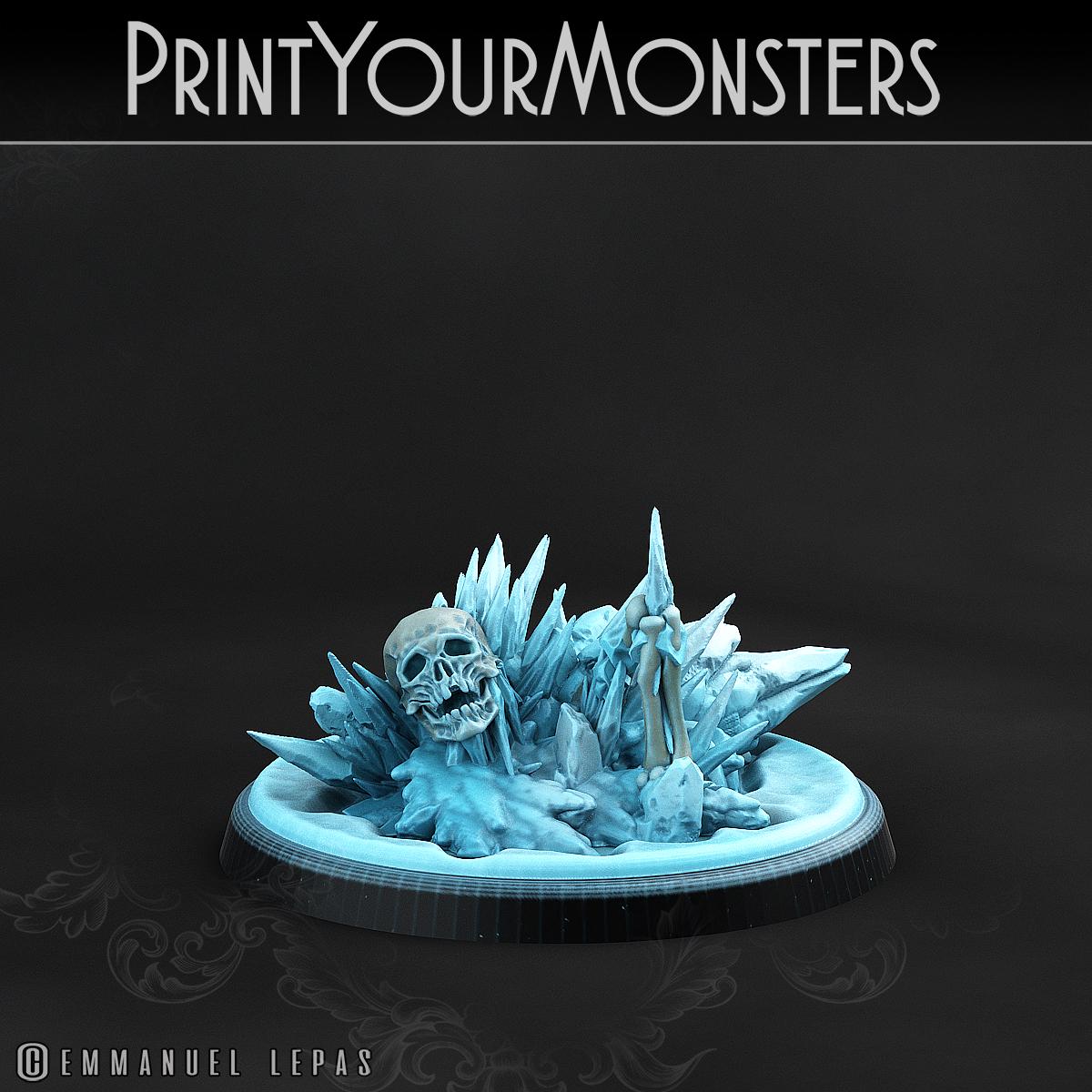 Basalt Elemental Battle Miniatures | Print Your Monster | Fantasy | Grimdark | DnD | Tabletop Wargaming Mini