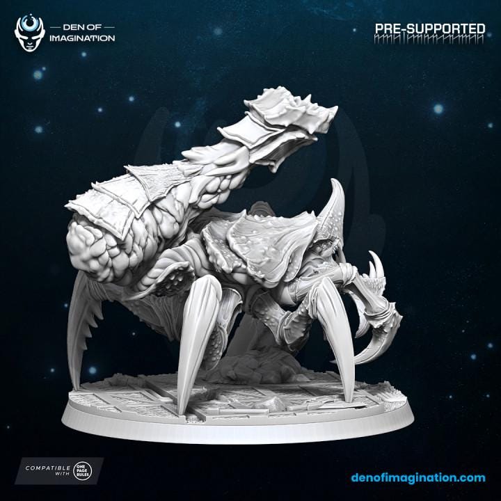 Living Artillery Miniature Hive Kelth - Wildmesh - Tabletop Wargaming for Grimdark | Alternative  | OPR Sci-Fi mini Bug Alien