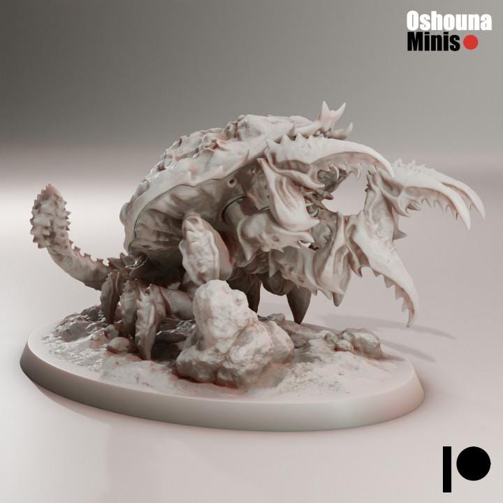 Slasher Crab 1.0 - Deep Hive - Oshounaminis - Tabletop wargaming miniature for Grimdark | OPR | Sci-fi | Alien Bug Proxy | Mini