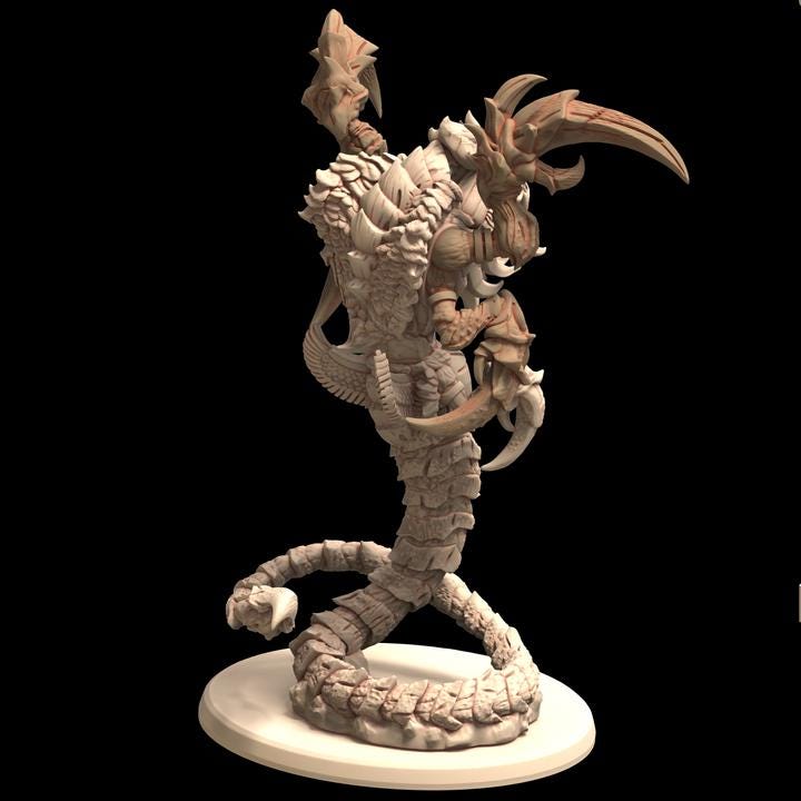 Desert Moundlord Mawler  - Serket - Printerra Studios - Tabletop Wargaming Miniature for Grimdark | OPR | Sci-fi
