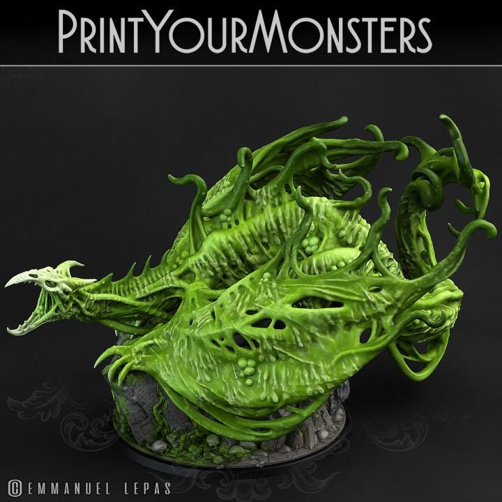 Sentient Dragon Ooze | Fantasy | Print your Monster