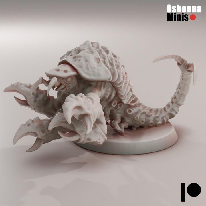 Alien Shrimps (1-9) - Deep Hive - Oshounaminis Tabletop wargaming miniatures for Grimdark | OPR | Sci-fi | Alien Bug Proxy