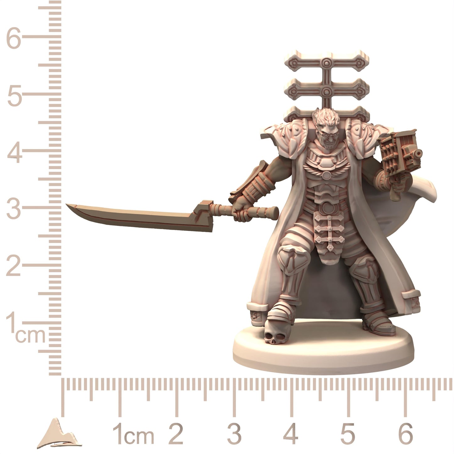 BELTHAZARK Zealots of Belthazark Fanatics Nuns Chainsaw Inquisition - Printerra - Tabletop Wargaming Miniature for Grimdark OPR Sci-fi