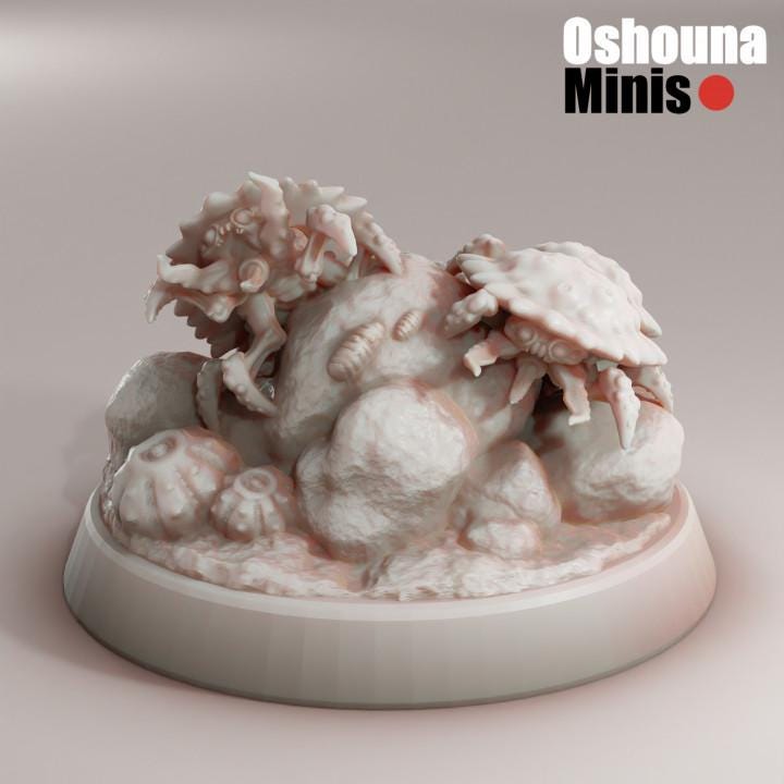 Alien swarms (1-9) - Deep Hive - Oshounaminis - Tabletop wargaming miniature for Grimdark | OPR | Sci-fi | Alien Bug Proxy